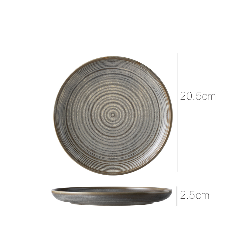 Round Ceramic Dinner Plate