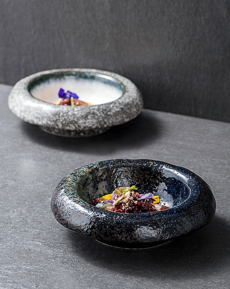 Unique Molecular Cuisine Inspired Stone Style Plate