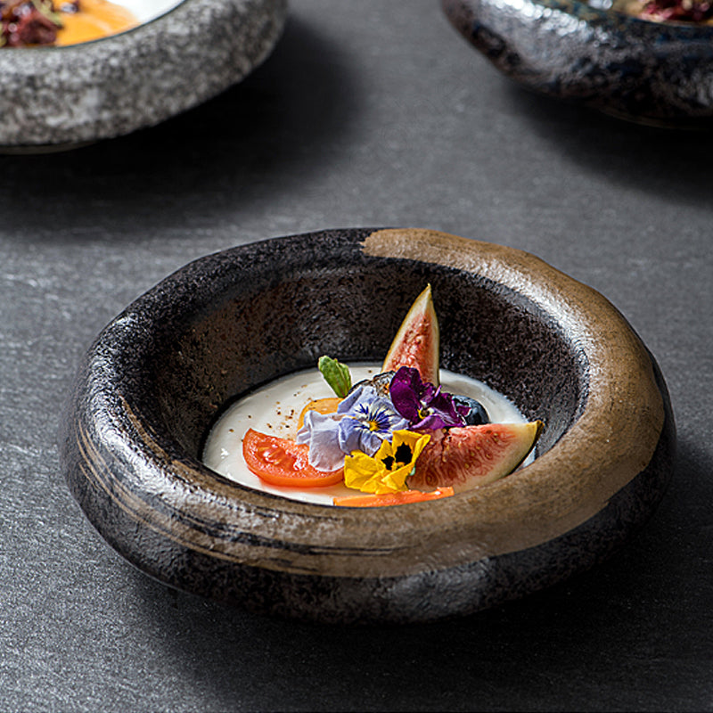 Unique Molecular Cuisine Inspired Stone Style Plate