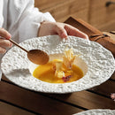 White Porcelain Pasta Salad Plate