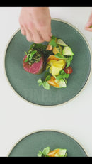 Mint Green Round Ceramic Plates