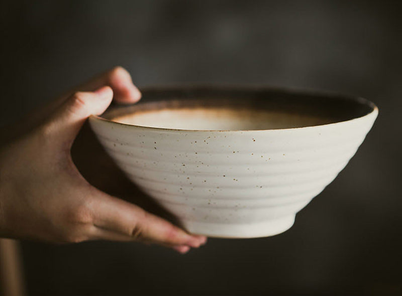 Japanese Style Pigmented Ceramic Bowl