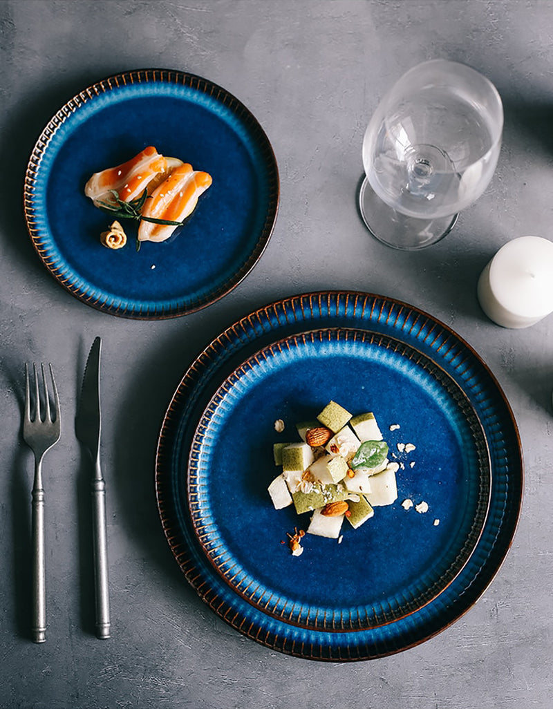 BlueStripe Creative Nordic Ceramic Plate Dinnerware