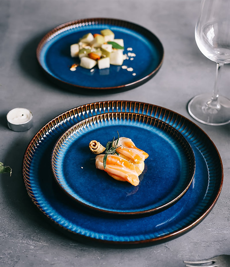 BlueStripe Creative Nordic Ceramic Plate Dinnerware