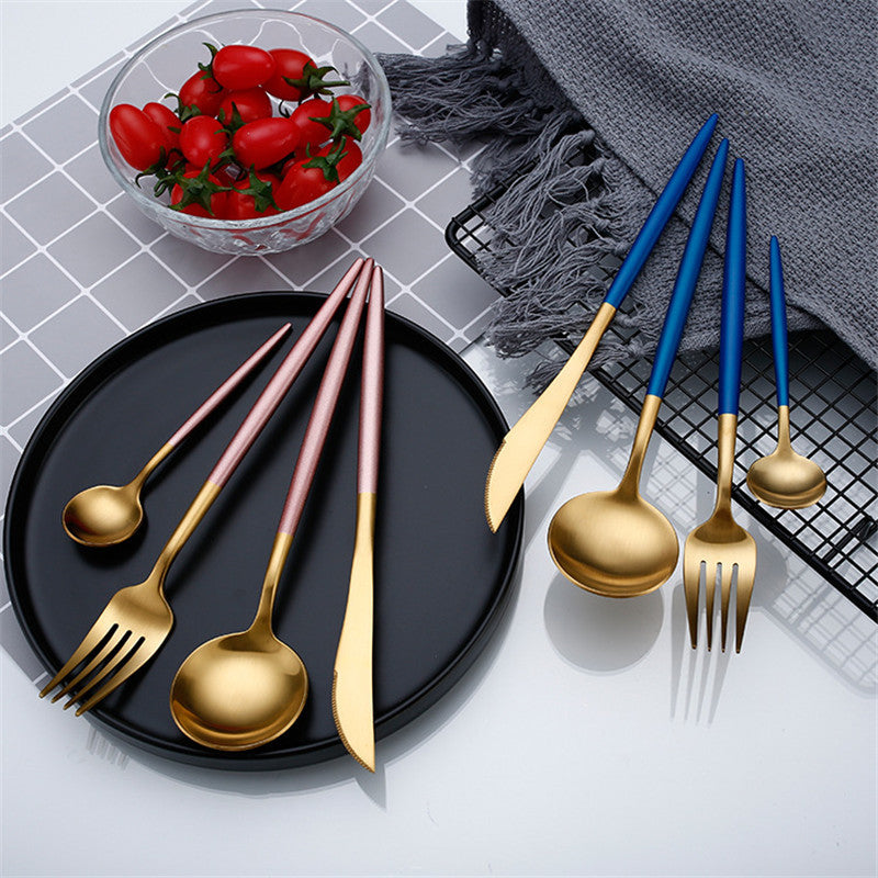 Gold Stainless Steel Luxury Cutlery Set