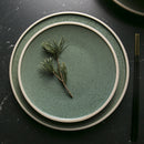 Mint Green Round Ceramic Plates