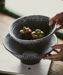 Japanese Style Pigmented Ceramic Bowl
