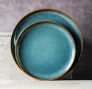 Nordic Style Kiln Glazed Ceramic Plates