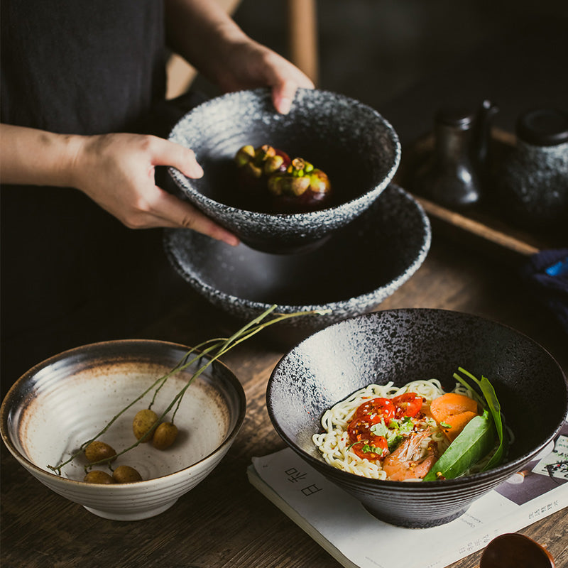 Japanese Style Pigmented Ceramic Bowl