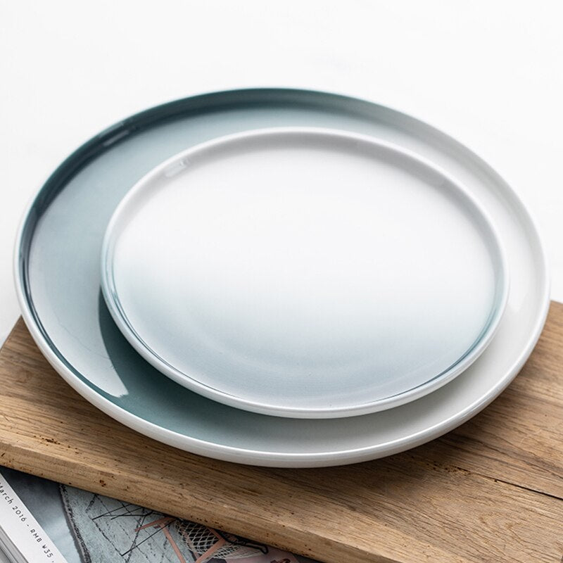 Creative Plate Western Style Ceramic 2 Sizes