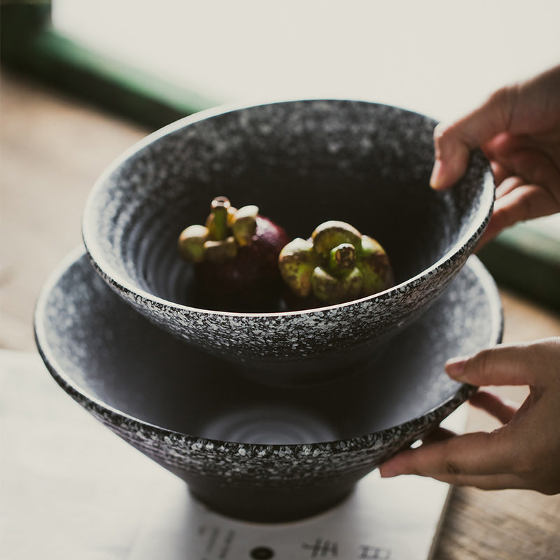 Japanese Style Pigmented Ceramic Bowl