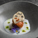 Stone Grey Irregular Shape Ceramic Plate