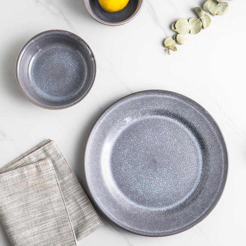 Scandinavian Design with Grey Tones Ceramic Plates