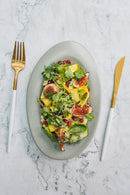 Stone Grey Irregular Shape Ceramic Plate