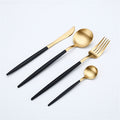 Gold Stainless Steel Luxury Cutlery Set