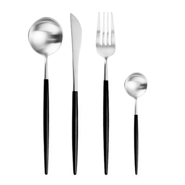 Gold Stainless Steel Luxury Cutlery Set