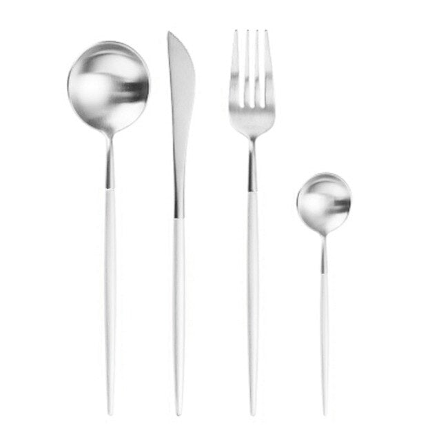 Gold Stainless Steel Luxury Cutlery Set