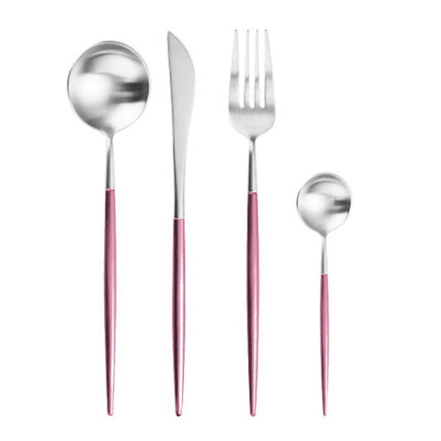 Gold Stainless Steel Luxury Cutlery Set