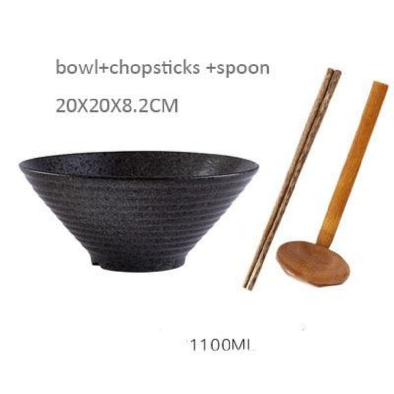 Japanese Style Pigmented Ceramic Bowl