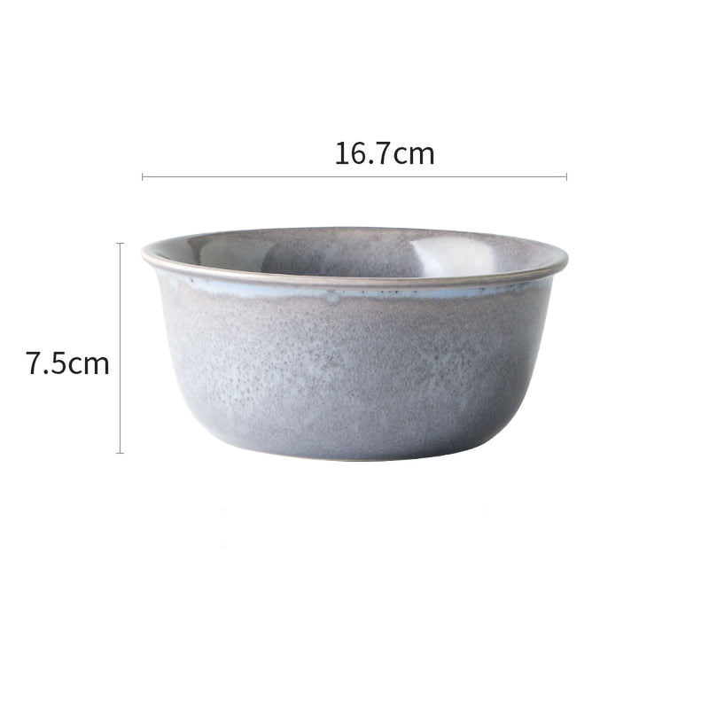 Scandinavian Design with Grey Tones Ceramic Plates