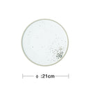 Mint Green Round Ceramic Plates