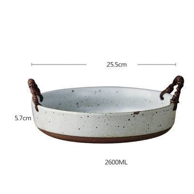 Special Retro Plate with Handle